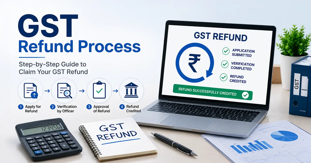 GST Refund Process 2026: Section 54 Rules, Form RFD-01 & Time Limit GST Refund Process 2026: Section 54 Rules, Form RFD-01 & Time Limit