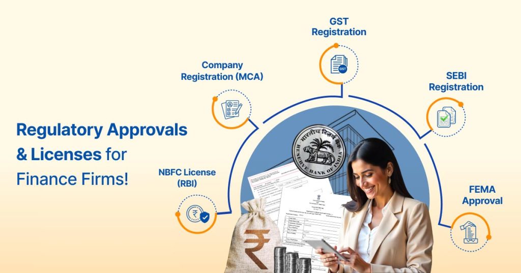 regulatory approval and license to start a finance company
