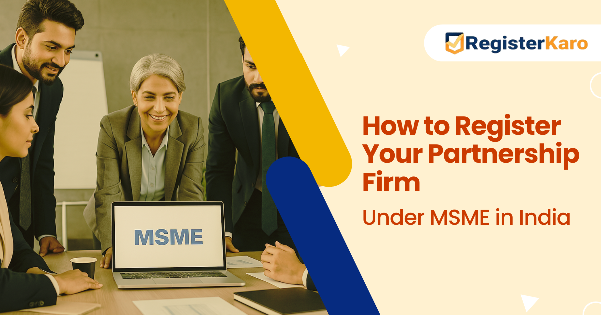 How to Register Your Partnership Firm under MSME in India
