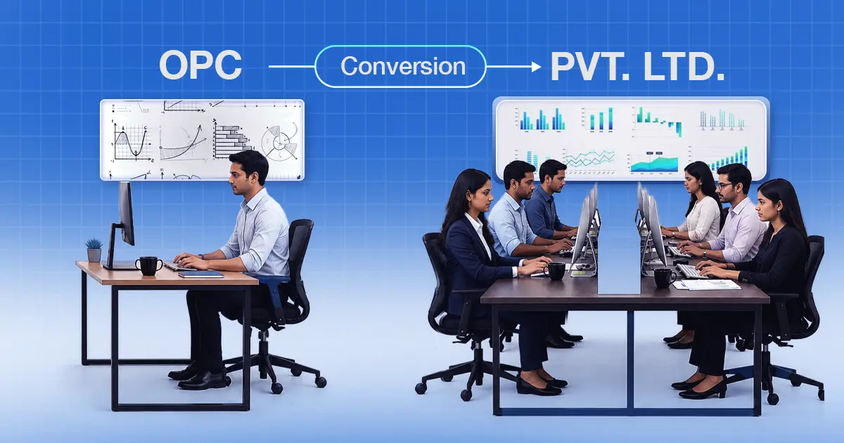 Conversion of OPC to Private Limited Company: Process, Documents & Fees