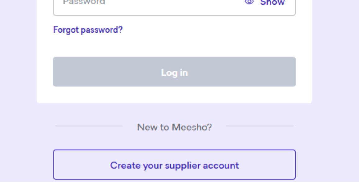 meesho create account