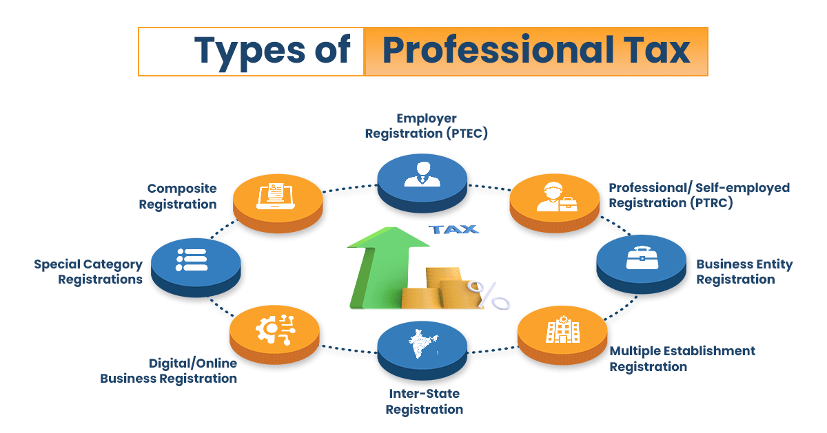 Types of professional tax