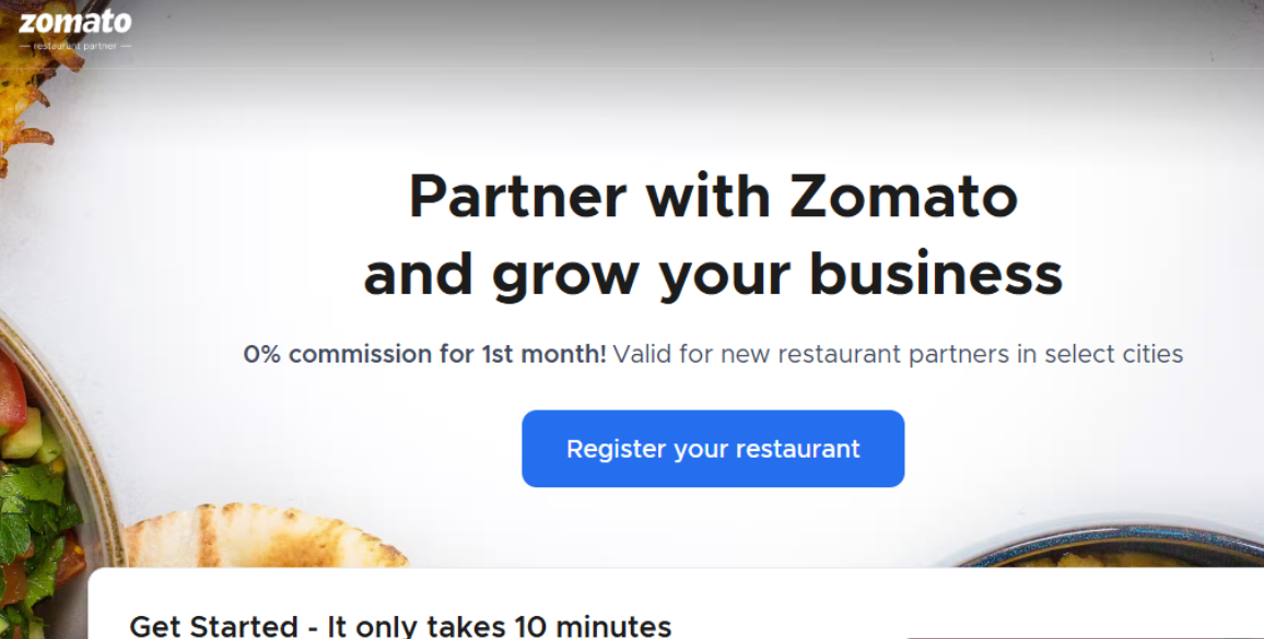 how to sell my food on zomato