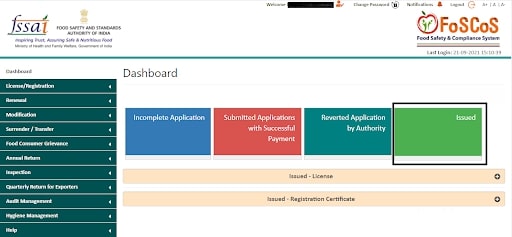 foscos portal login dashboard