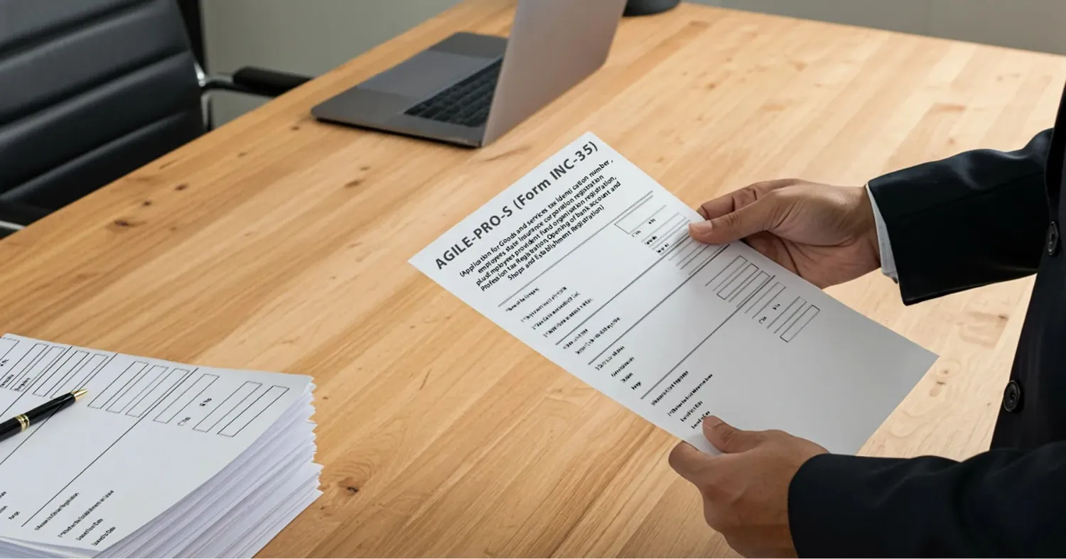 AGILE-PRO-S (Form INC-35) for Company Incorporation