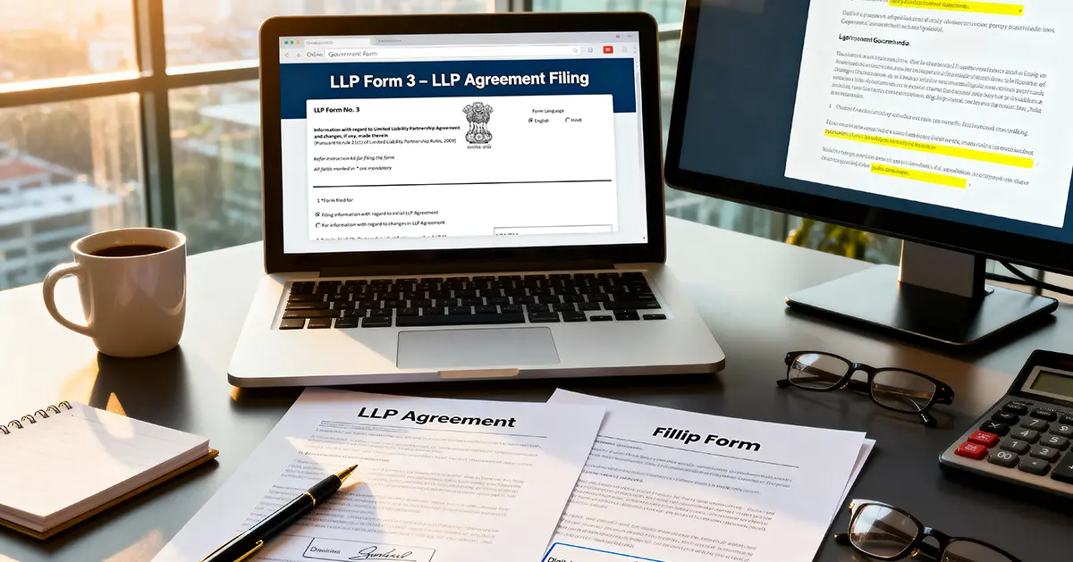 LLP Form 3: Filing Process, Agreement & Compliance Steps