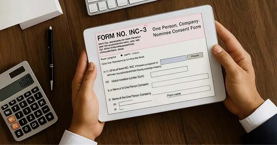 What is Form INC-3 & Why It’s Important for OPC in India