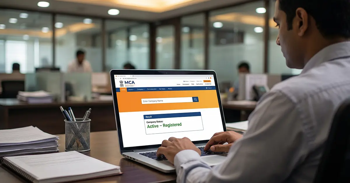 How to Check Company Registration Status Online with MCA?