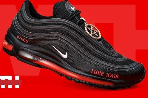 nike satan shoes