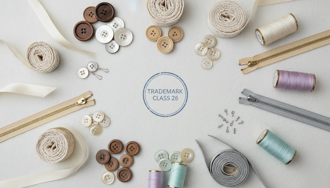 Trademark Class 26 in India: Lace, Buttons & Embroidery