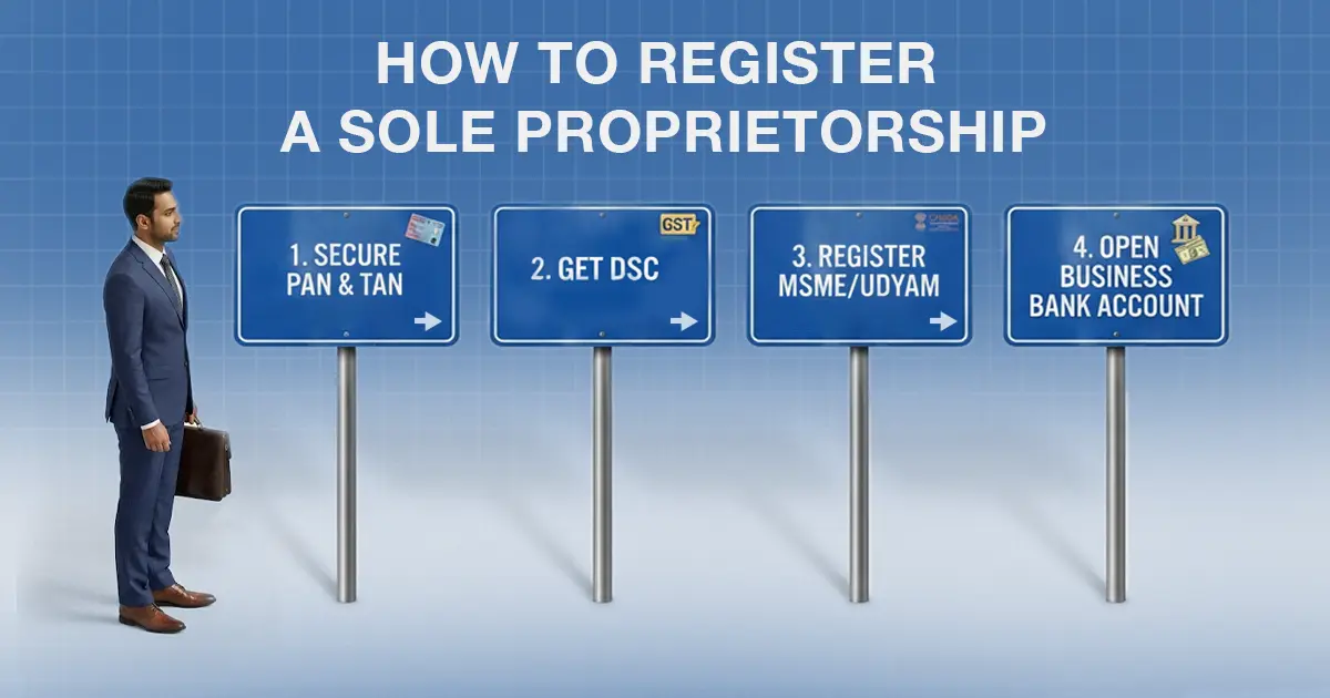 How to Register a Sole Proprietorship in India: Step-by-Step Guide