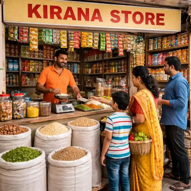 kirana stores local grocery shops