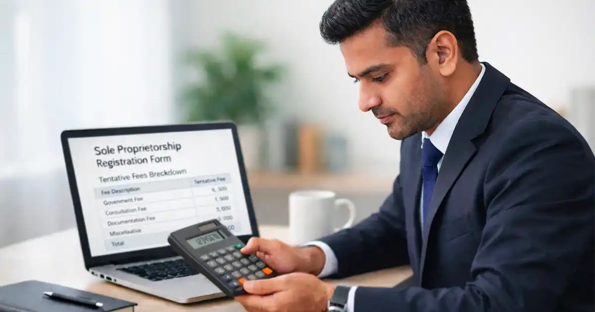 Sole Proprietorship Registration Fees in India: Costs and Professional Charges