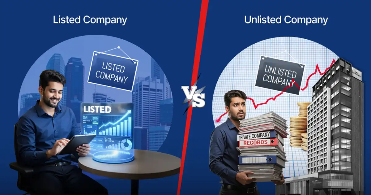 difference between listed and unlisted company difference between listed and unlisted company in india