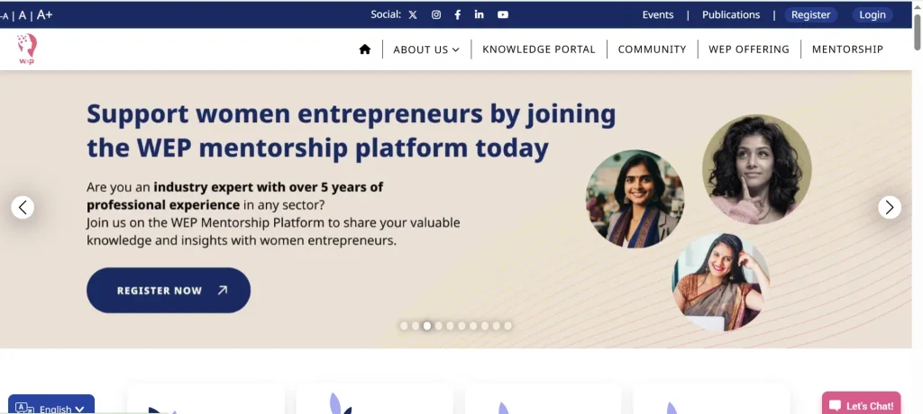 women entrepreneurship platform portal