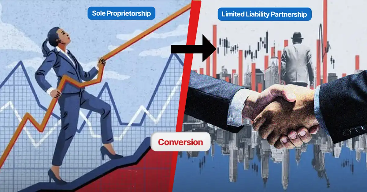 Convert Sole Proprietorship to LLP in India: Process & Fees