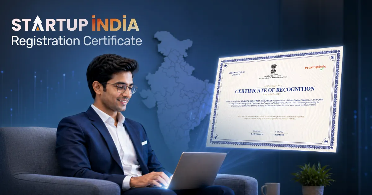 Startup India Certificate: How to Get, Download & Verify DPIIT Recognition (2026)