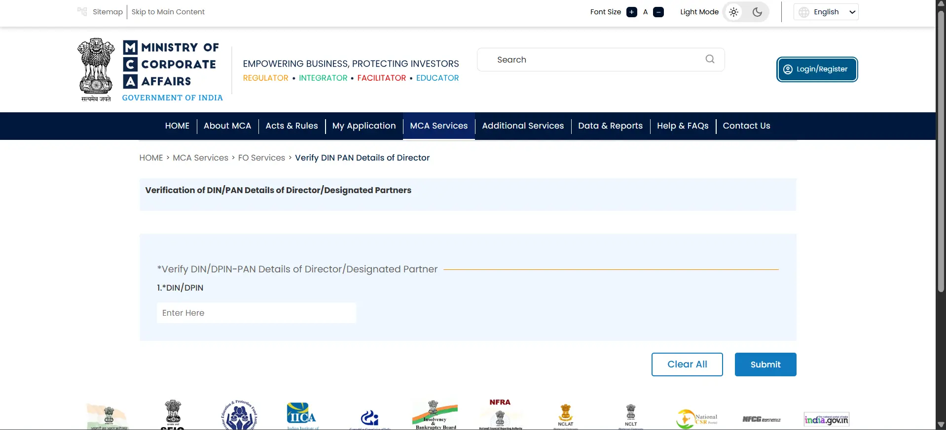 How to Search DIN Number by Name & PAN Number in India (2026 Guide)