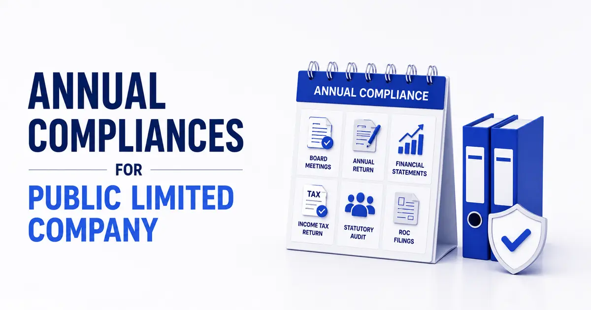 Annual Compliances for Public Limited Company in India: 2026-27 Guide