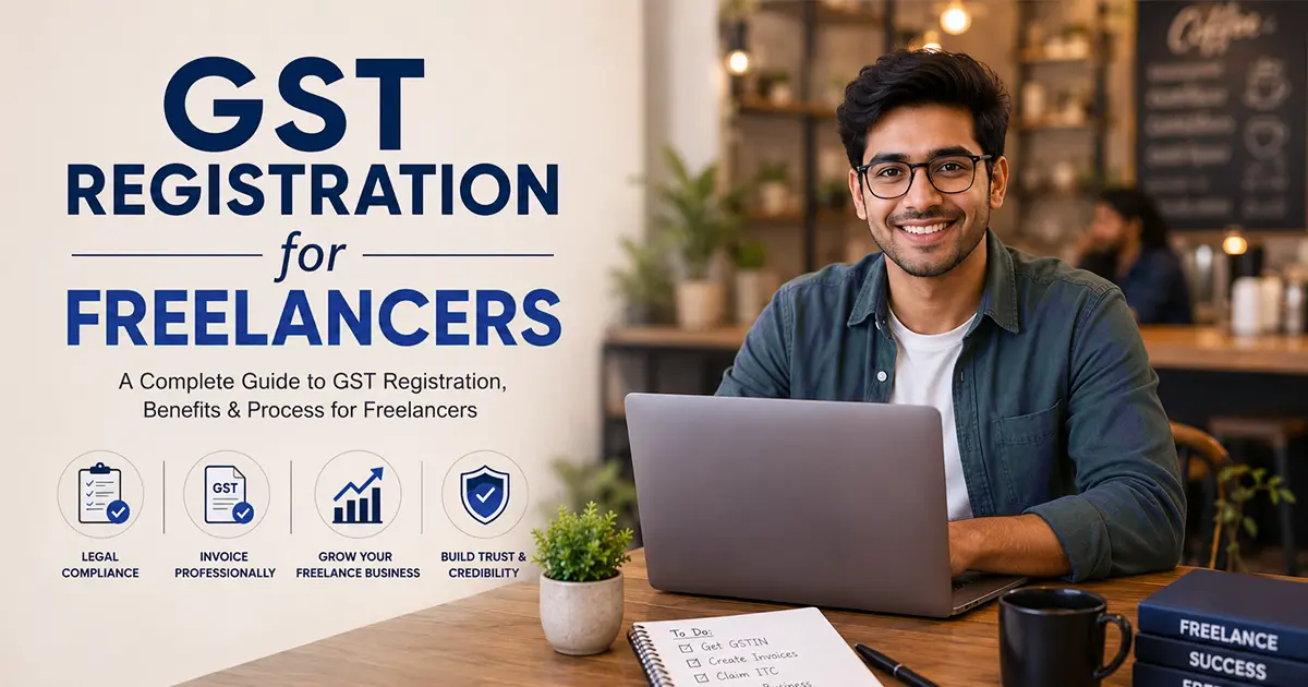 GST for Freelancers in India 2026: Registration, Rates & RCM Guide GST for Freelancers in India 2026: Registration, Rates & RCM Guide