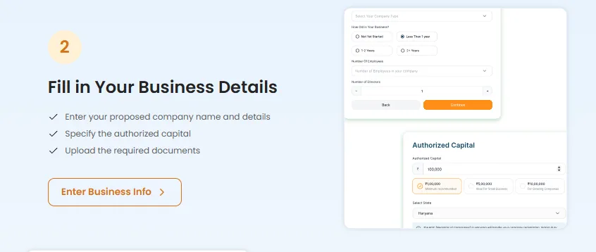 registerkaro process step 2