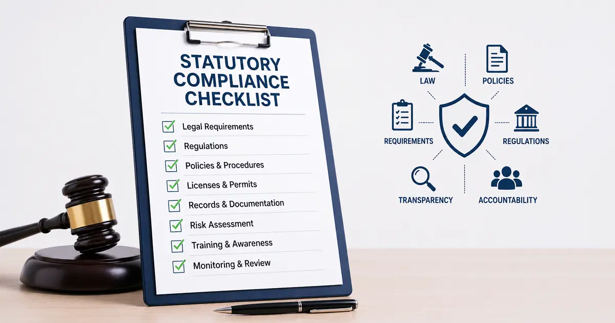 Statutory Compliance Checklist India 2026-27: ROC, GST, TDS, PF & ESIC Statutory Compliance Checklist India 2026-27: ROC, GST, TDS, PF & ESIC