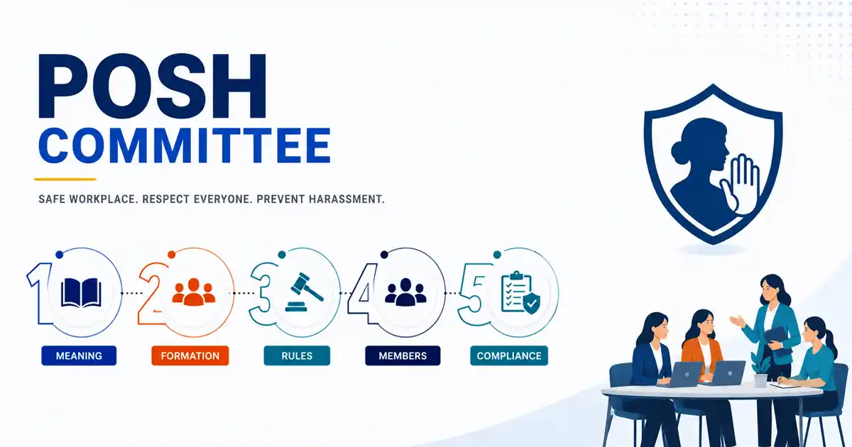POSH Committee: Formation, Rules, Format, and Compliance