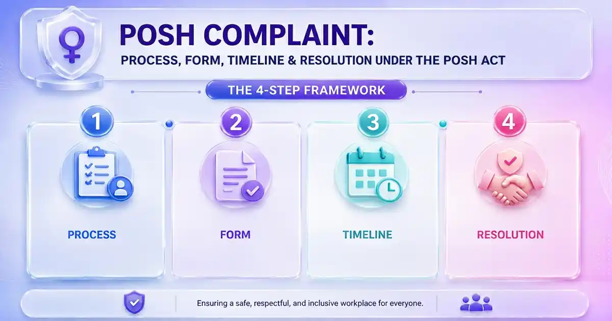 POSH Complaint in 2026: Process, Form & Resolution Guide POSH Complaint in 2026: Process, Form & Resolution Guide